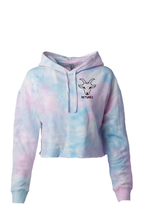 RK-Tunes GOAT Tie Dye Crop Top