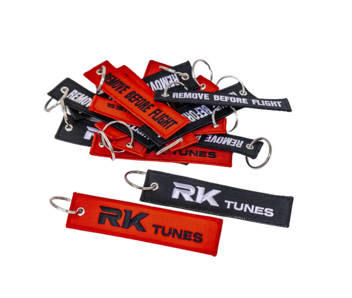 RK-Tunes Remove Before Flight Keychain