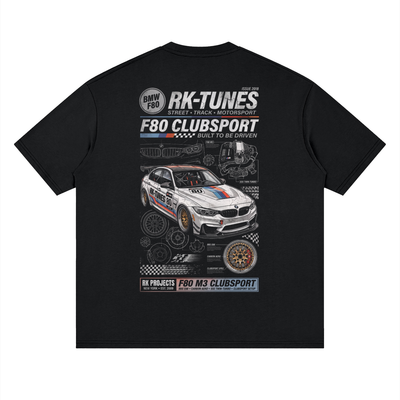 RK Tunes F80 Clubsport Tee back