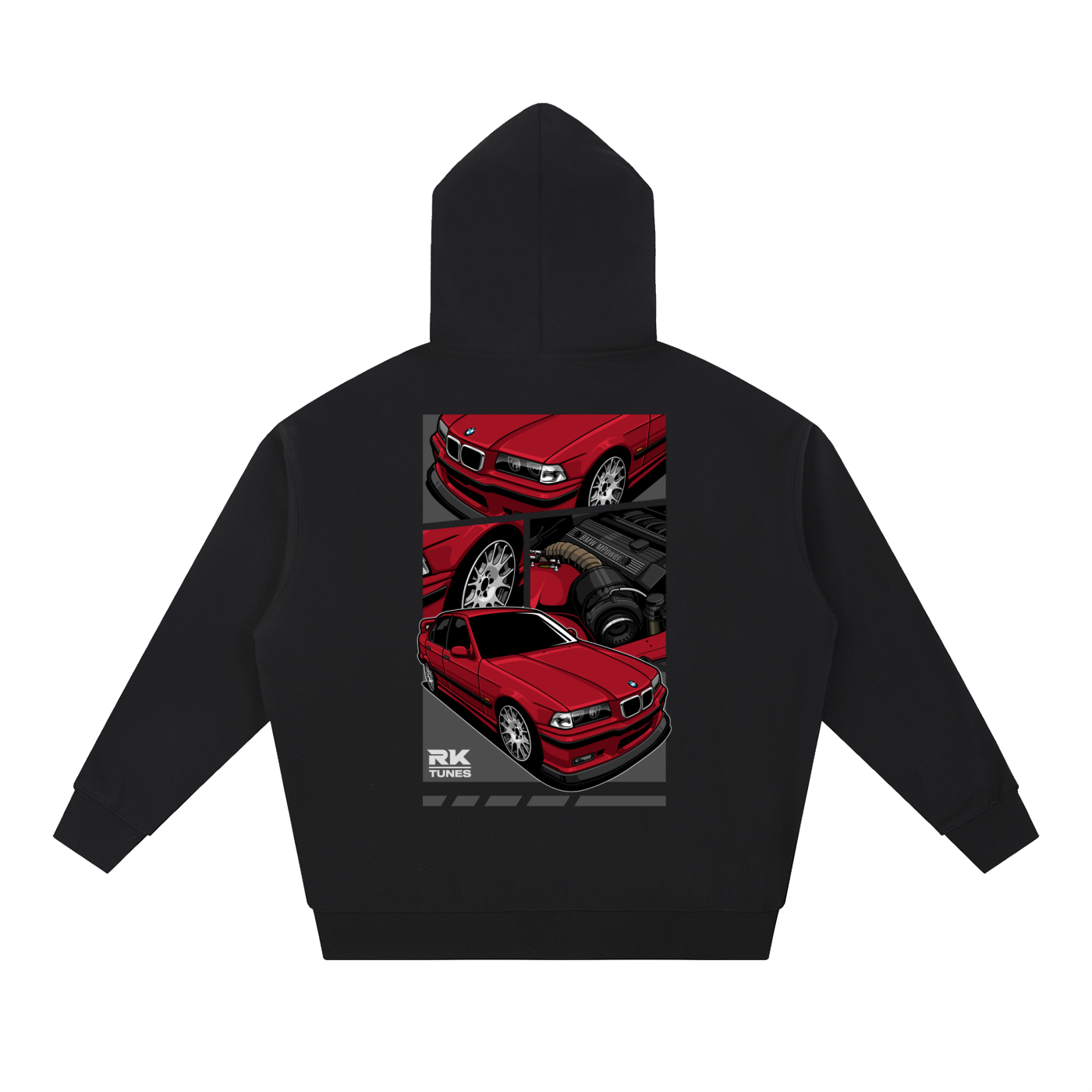 Red E36 Boosted Hoodie