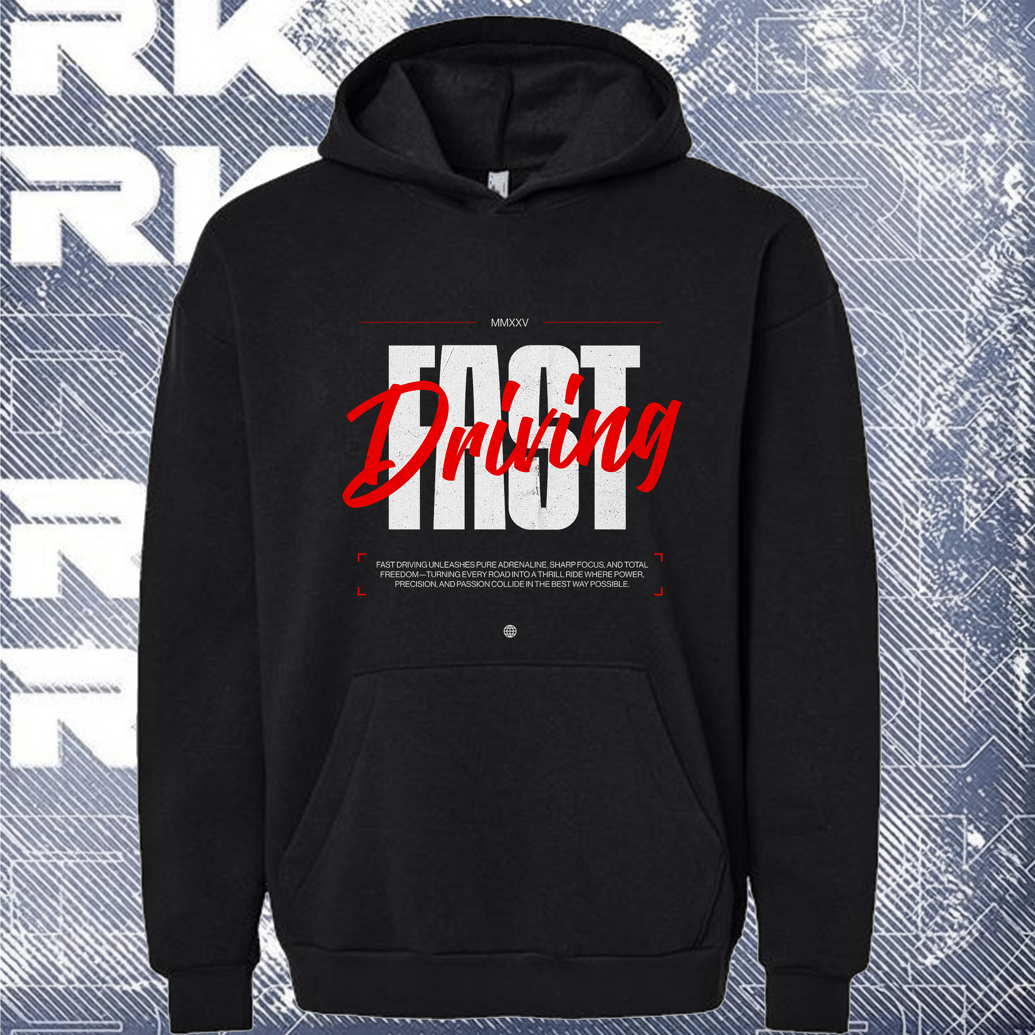 RKT Fast driving hoodie